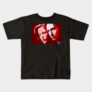 mulder and scully Kids T-Shirt